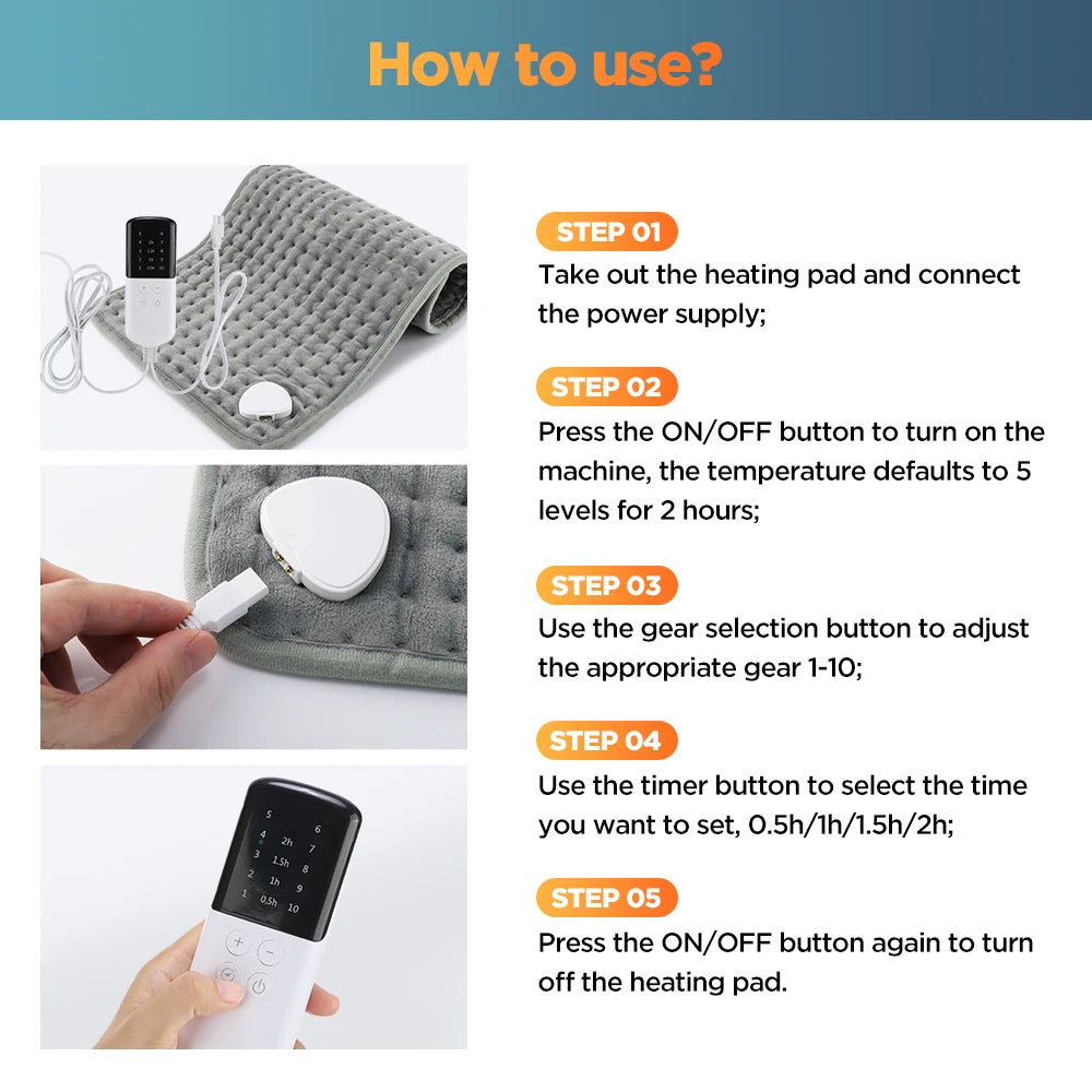 ThermaEase Electric Heating Pad