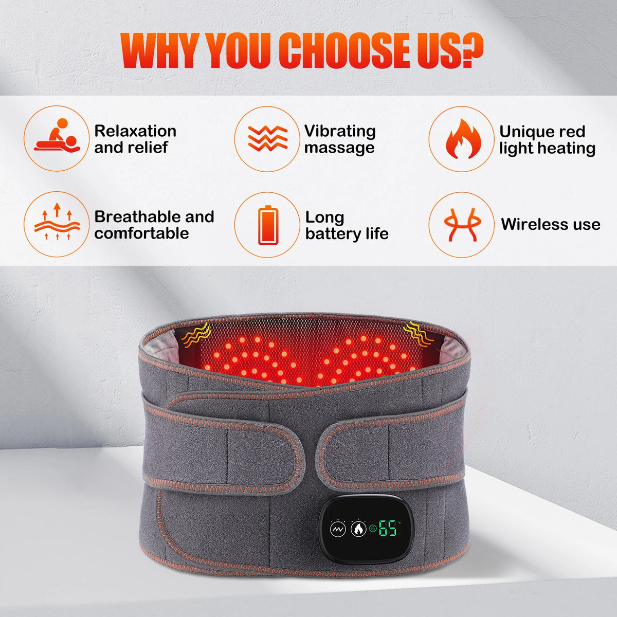 Revarox AirRelief™ Lumbar Comfort Belt