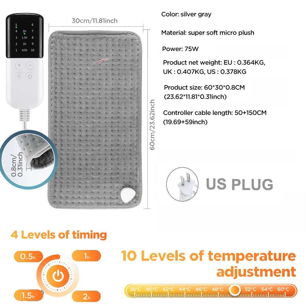 ThermaEase Electric Heating Pad
