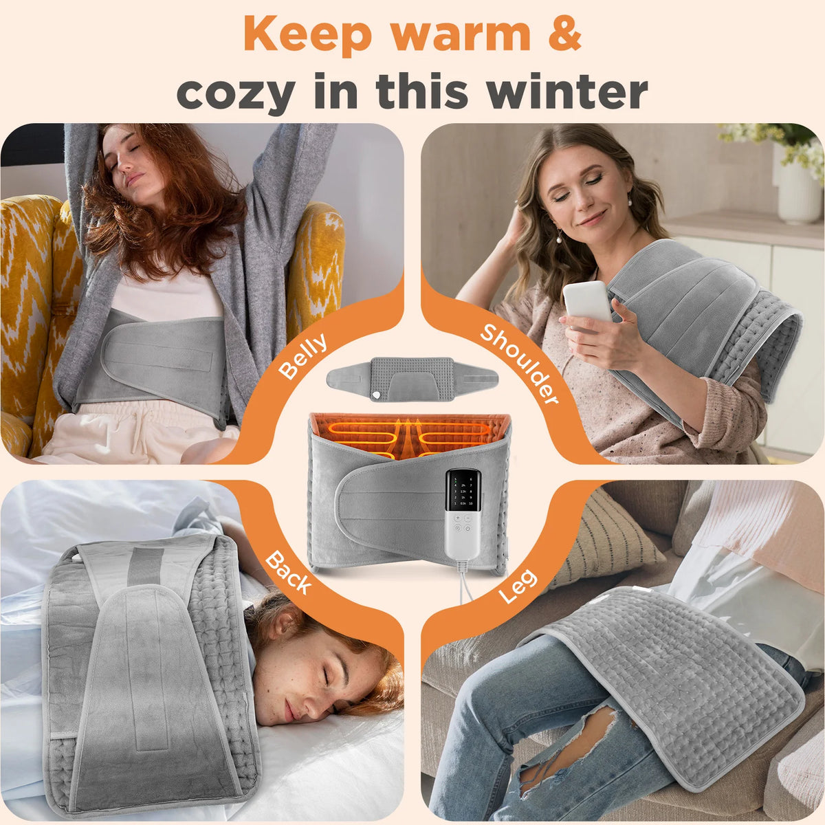 ThermaEase Electric Heating Pad