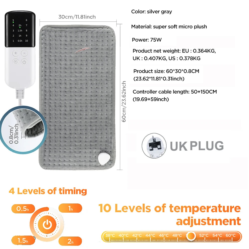ThermaEase Electric Heating Pad